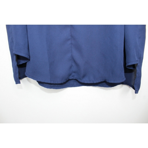 Anthro Elodie Blue Sleeveless Blouse Small - Picture 4 of 6